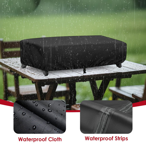 Jungda grill cover bottom locks ensure secure attachment in wind