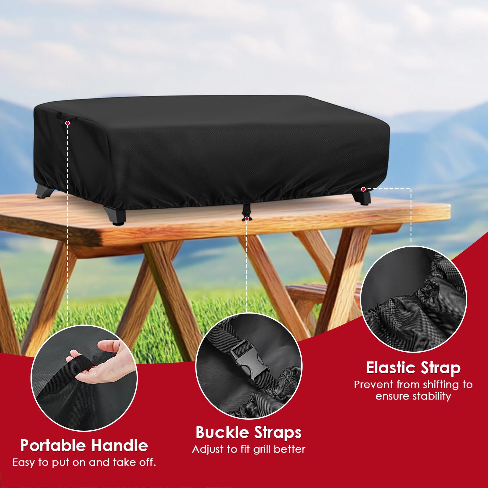 Jungda grill cover UV fade resistant material for all-season use
