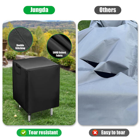 Jungda air-vent design reduces moisture around your outdoor prep area.