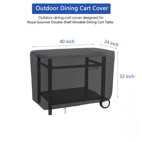 Jungda waterproof PU-coated cover sealing a cart against dust and moisture