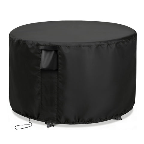 Jungda round table cover protects 48-inch diameter tables from rain and sun
