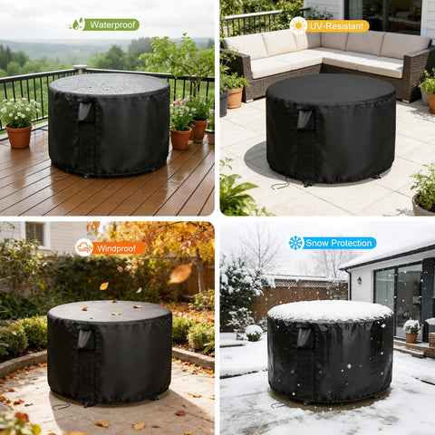 Jungda integrated vents reduce condensation inside the cover.