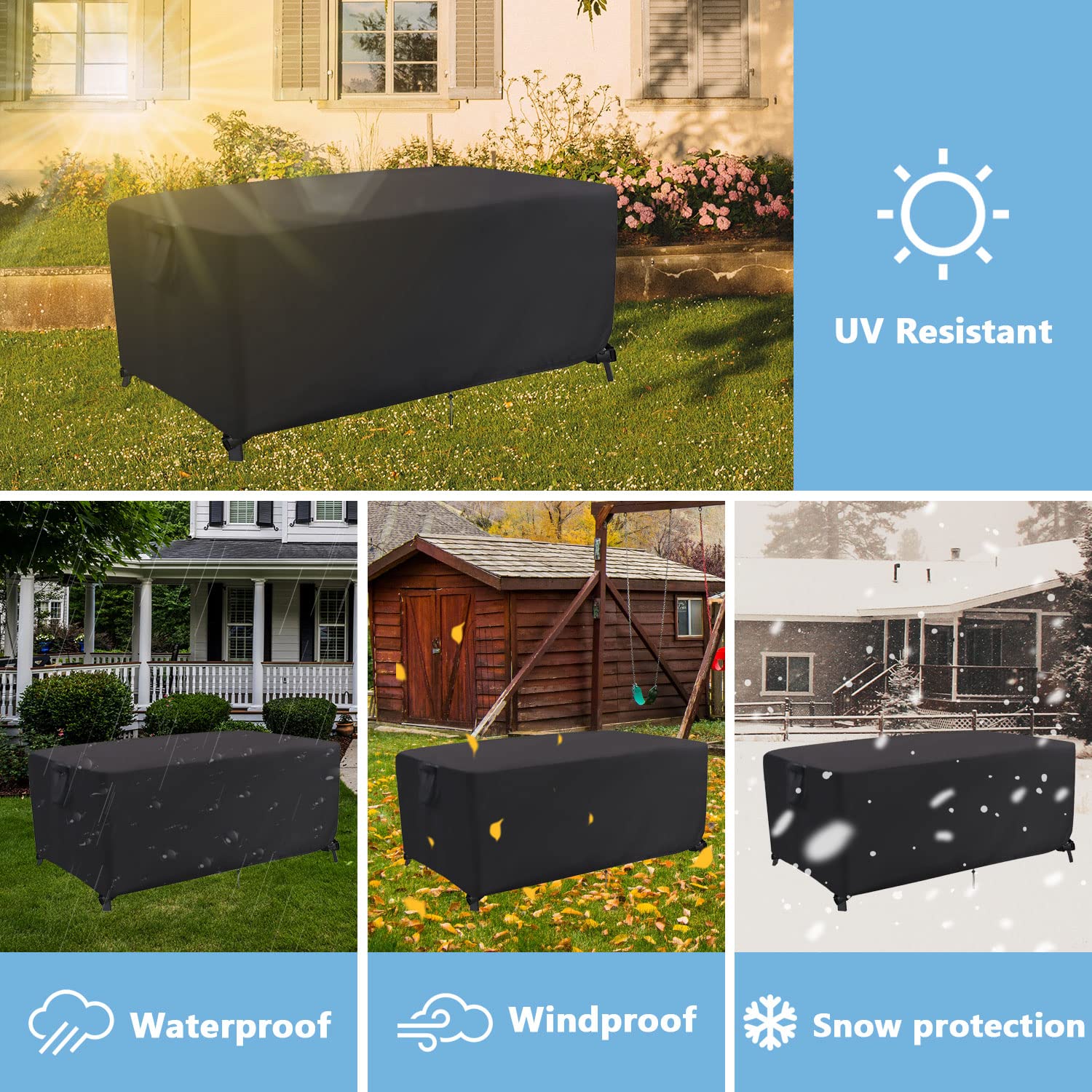 Jungda UV protection coating helps prevent sun fading on furniture.