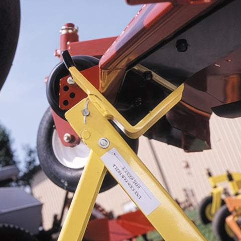 Jungle Jim's Mower Jack offers optional 3-inch tooth upgrade for broader fit.