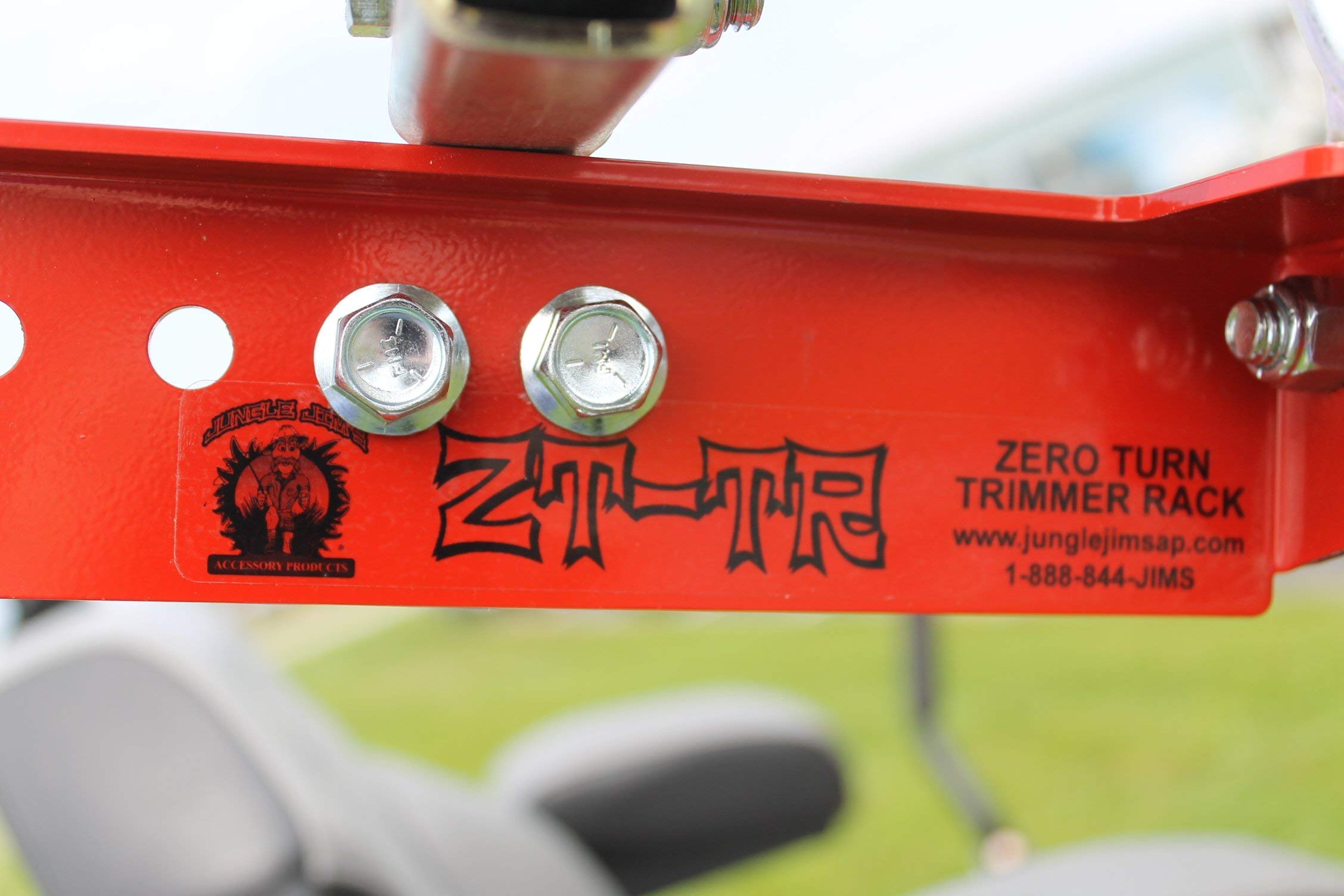 Lock-ready feature on Jungle Jim's ZTR-TR for added site security
