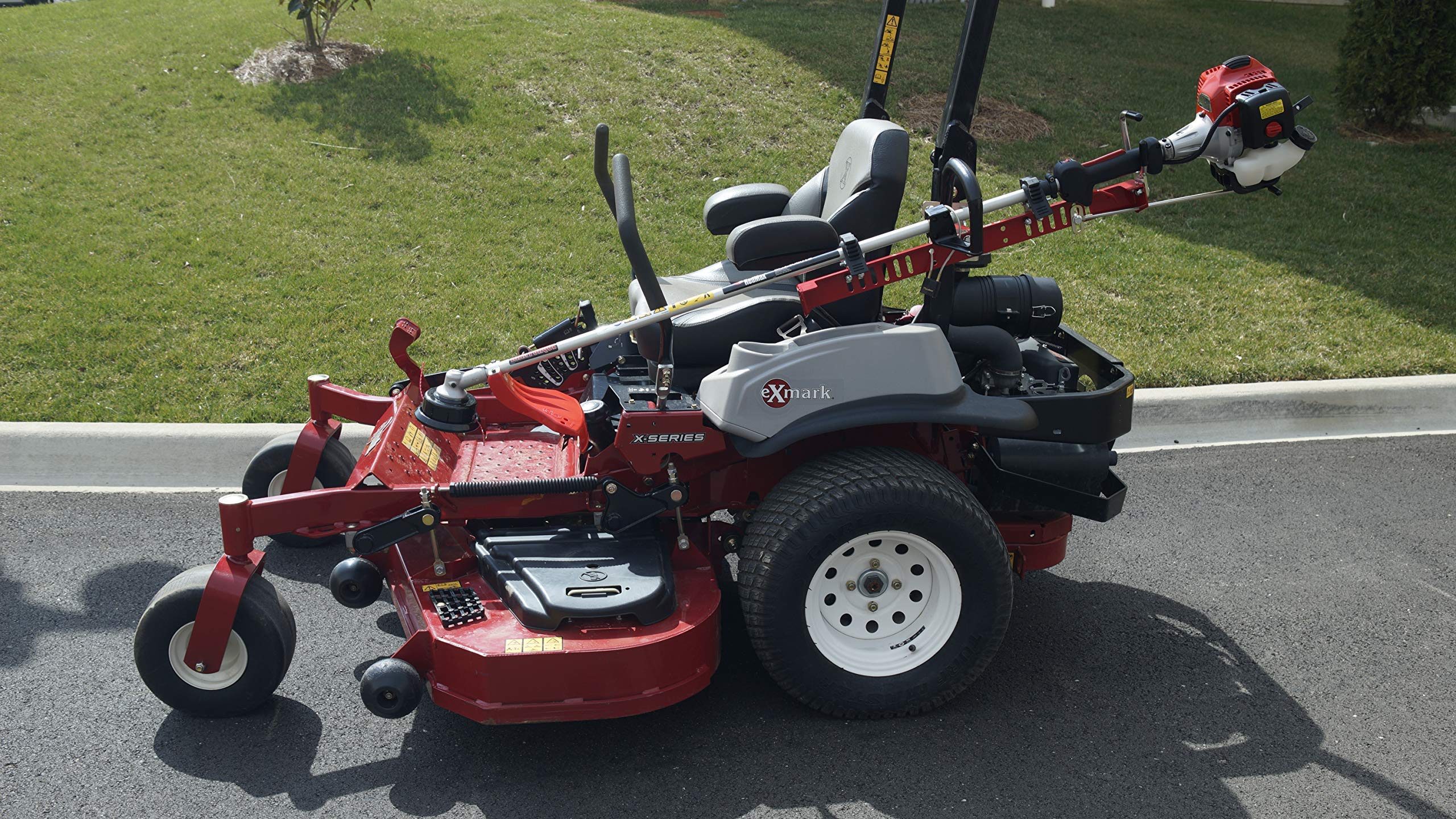 2-year weld warranty on Jungle Jim's ZTR-TR trimmer rack