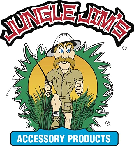 Jungle Jim's Mower Trimmer Rack is backed by a 2-year weld warranty for durability.