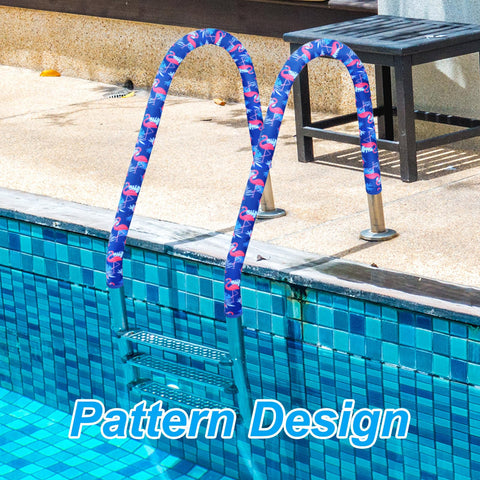 Junkin spa and pool handrail cover for easy installation and enhanced visibility