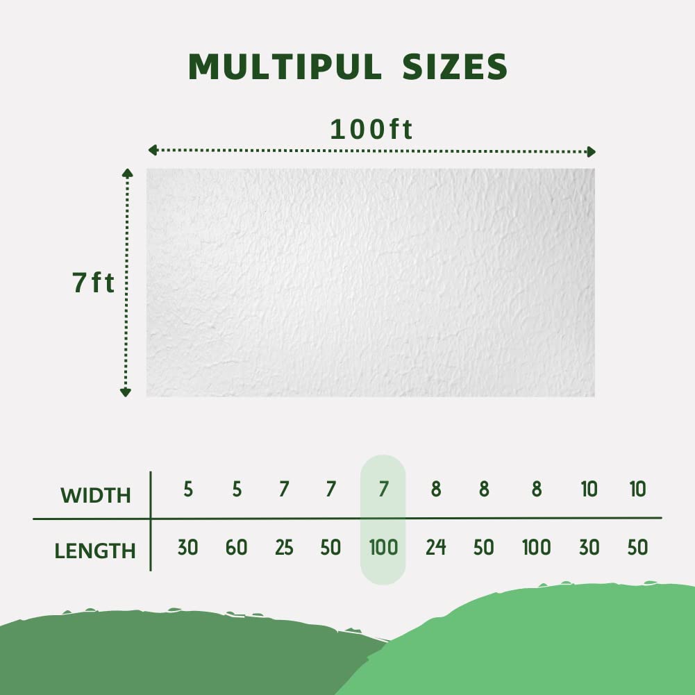 JUNKOGO breathable 0.9 oz frost fabric allows airflow while protecting crops