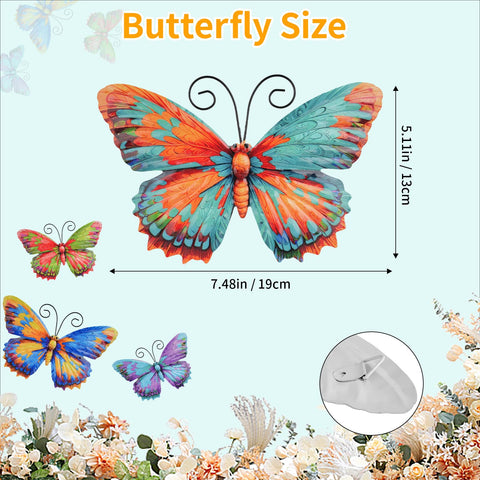Junware butterfly wall art purple edition creates a graceful interior focal point.