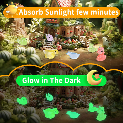 Junware glow mini resin dragon adds magical night-time charm to gardens