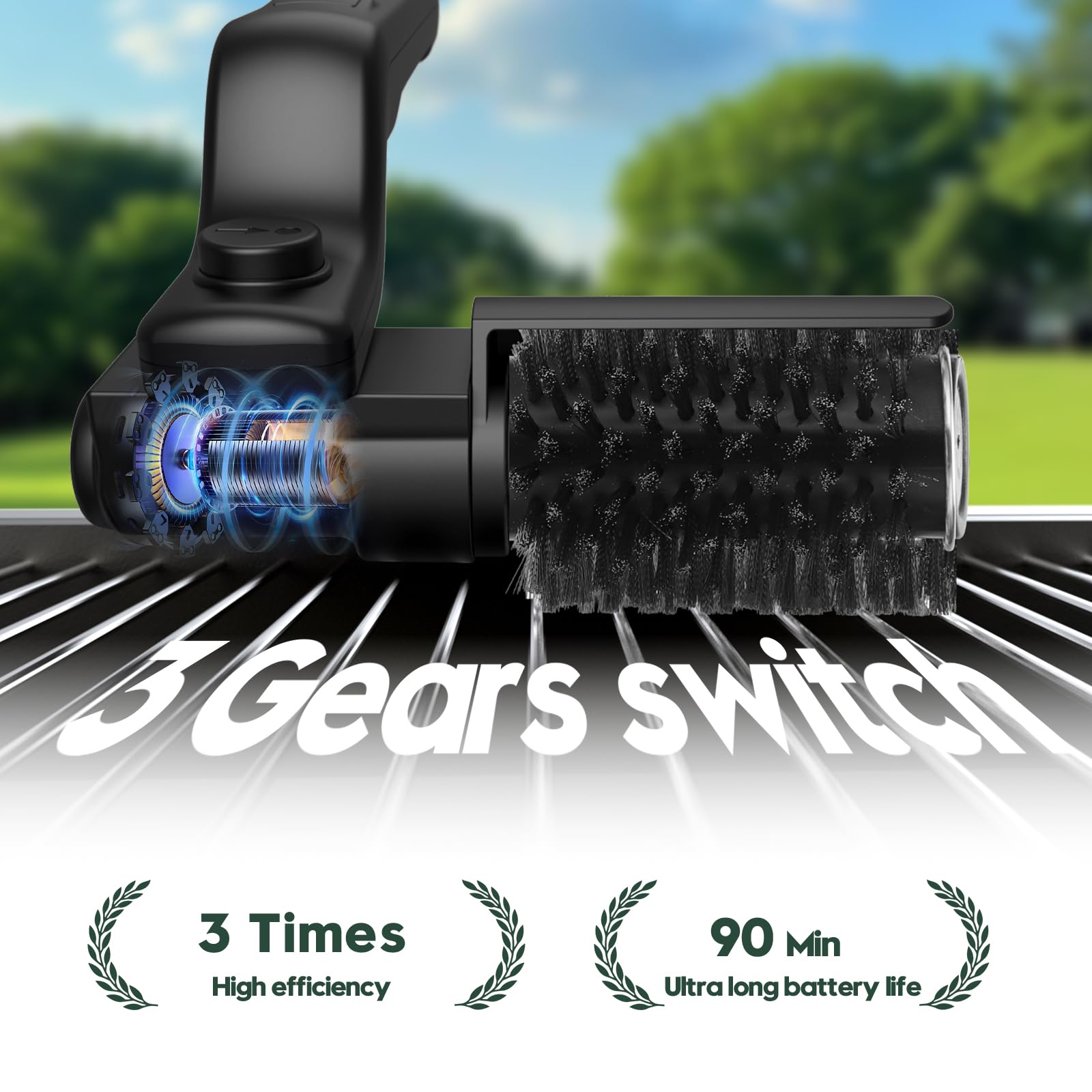 Juome 2600mAh battery pack powers long grill sessions.