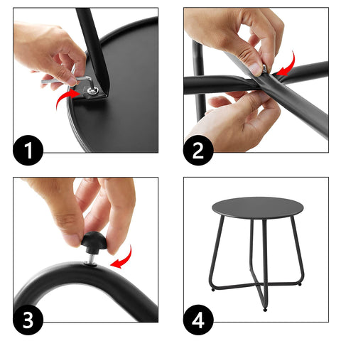 juserox adjustable plastic feet help level on uneven surfaces