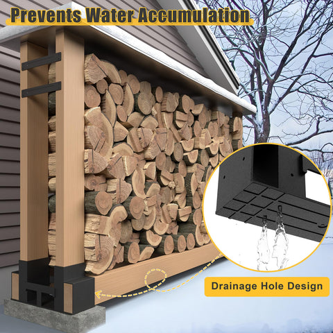 Jusgym drainage holes design shows moisture protection for wood
