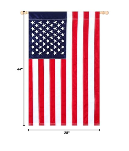 JUSHEN Independence Day outdoor flag ideal for gardens, patios, porches, and yards