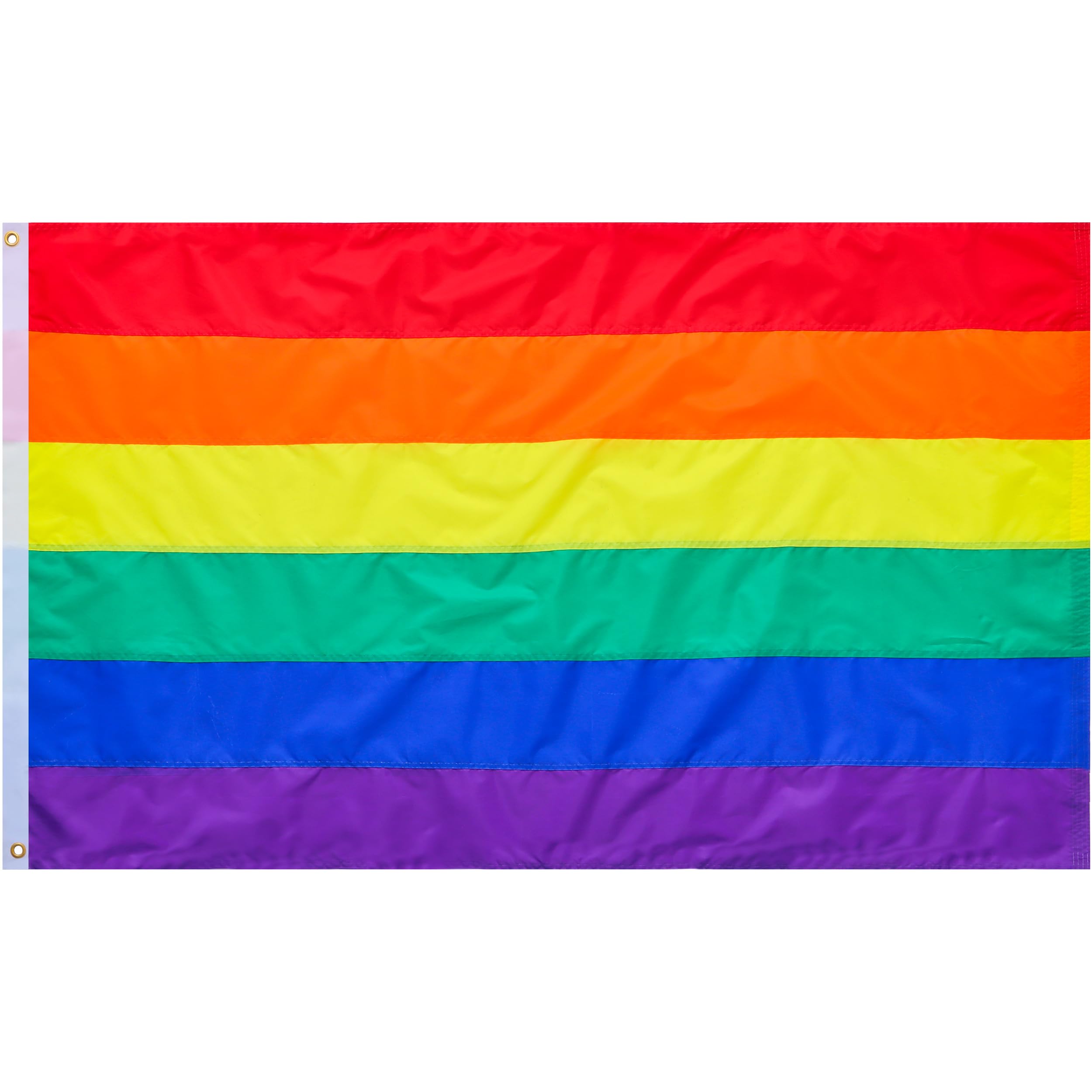 JUSHEN Pride flag 3x5 outdoor displays vivid colors with weatherproof nylon
