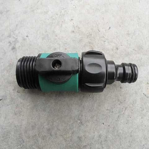 Anti-slip handle on JUSONEY shut-off valve for comfortable use.