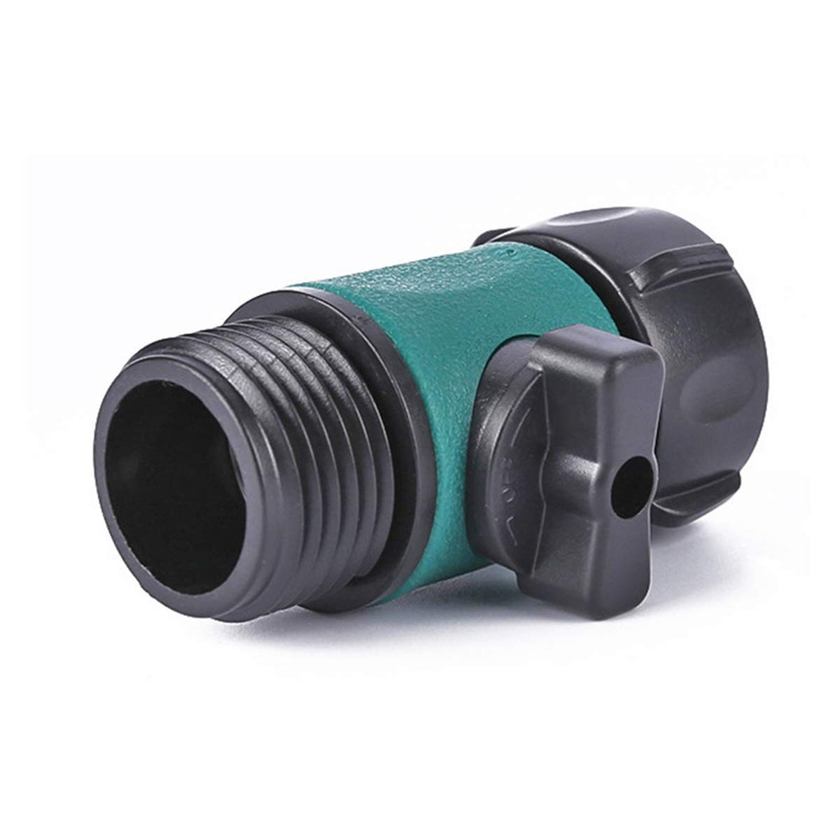 TPR rubber-coated JUSONEY valve body offers secure grip when wet.