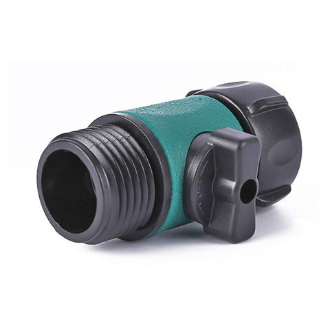 TPR rubber-coated JUSONEY valve body offers secure grip when wet.