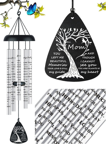 JUST FOR WIND bereavement wind chimes close-up design highlights craftsmanship and memorial meaning.