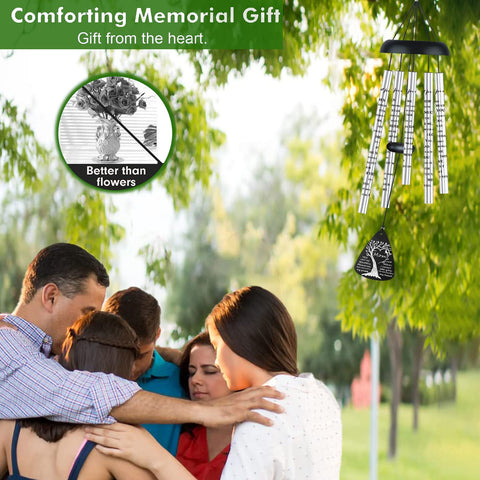 JUST FOR WIND wind chimes variety designs offer options for fitting tributes.