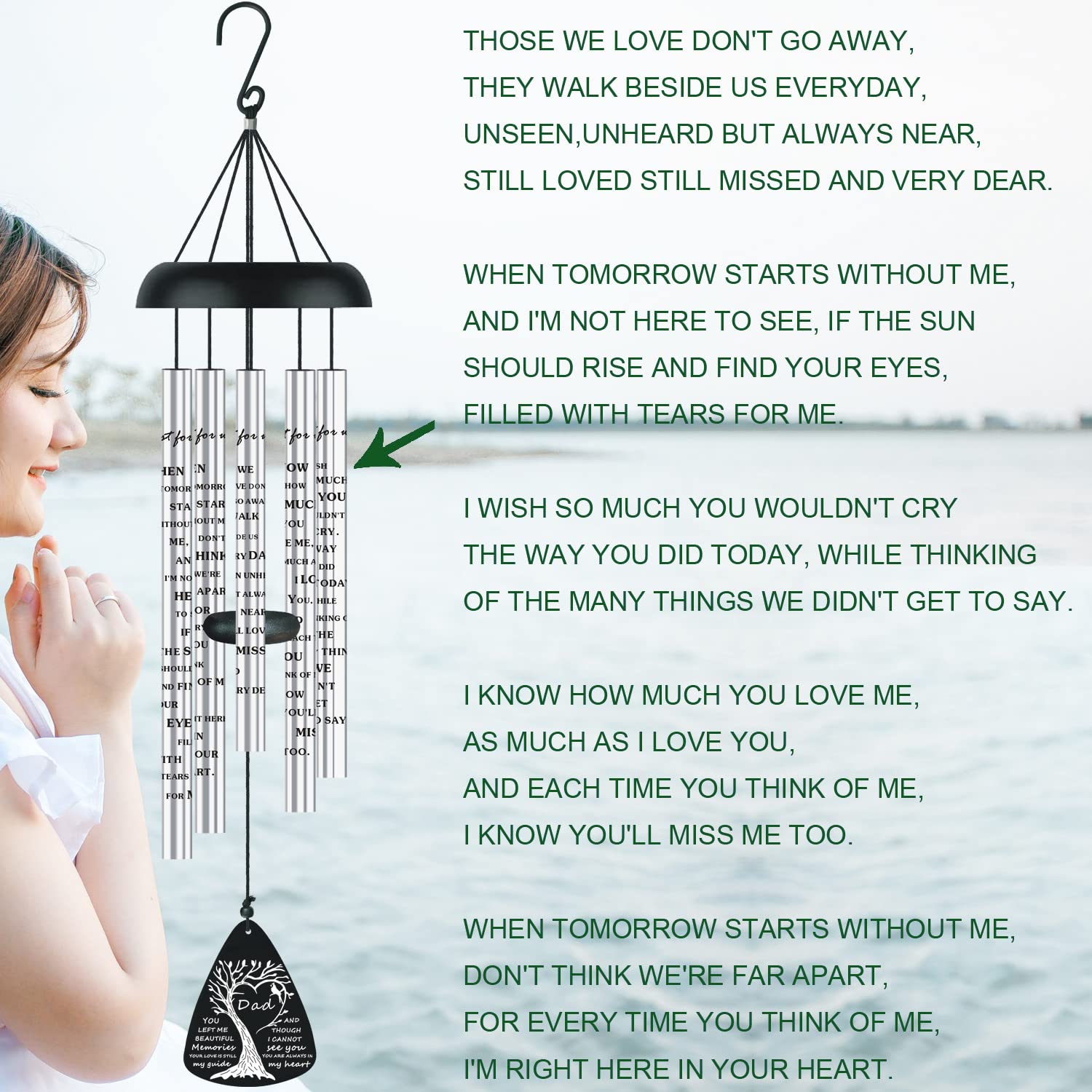 Just For Wind modern design wind chimes for outdoor spaces.