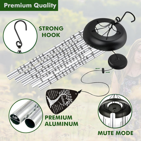 Just For Wind serene memorial wind chimes provide gentle soundscape for loss.
