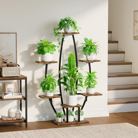 JUSTOGO Plant Stand 47-inch height fits neatly in corners and saves space