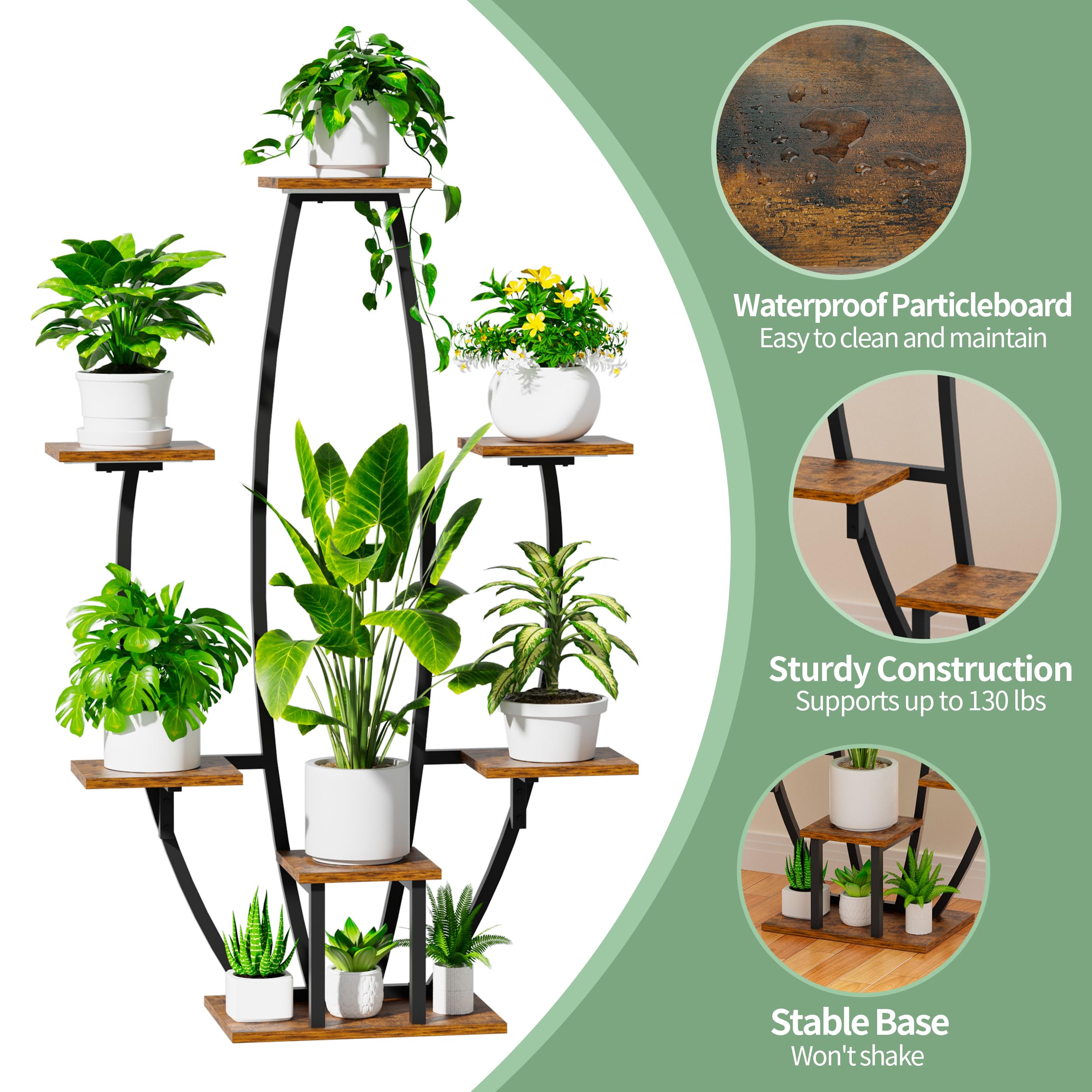JUSTOGO Plant Stand anti-tip device enhances stability around kids and pets