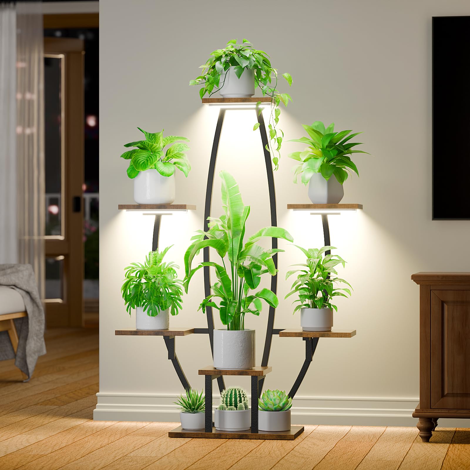 JUSTOGO Plant Stand waterproof board close-up moisture resistance for easy cleaning