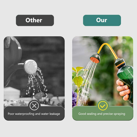JUSUFU 2-in-1 design switches between mist and direct watering.