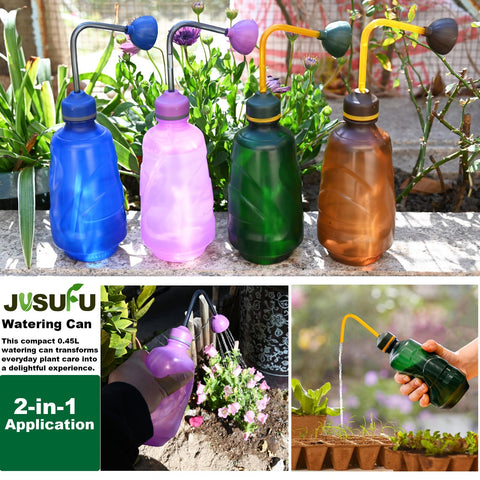 JUSUFU indoor plants desk can keeps small pots hydrated.
