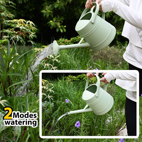 JUSUFU watering can ready for outdoor gardening tasks
