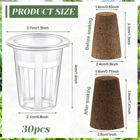 Jutom sponge close-up shows high water absorption for efficient germination
