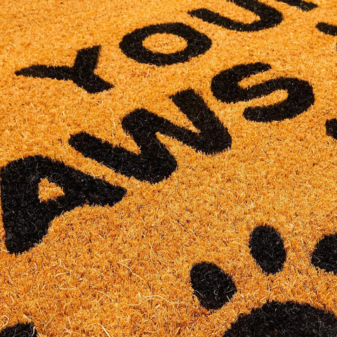 Juvale 17x30 door mat provides ample coverage for clean doorways