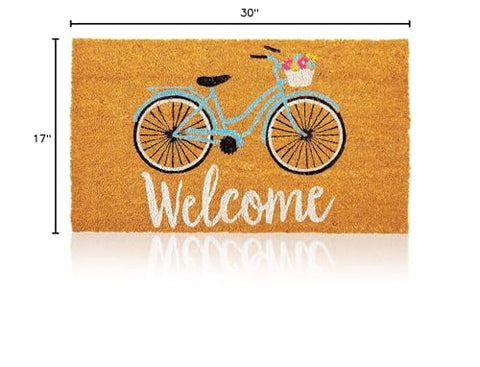 Juvale 30 x 17 inch doormat fits most entryways for a welcoming entrance.