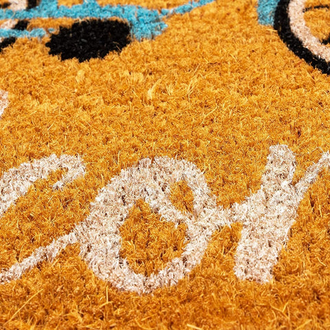 Juvale easy-clean mat dries fast and vacuum-friendly after rain or spills.