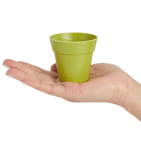 Juvale durable plastic pots support long-lasting gardening projects