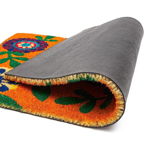 Juvale front door mat with low pile for smooth door clearance