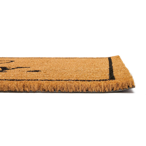 Juvale Go Away doormat size 30x17 inches fits standard entryways.