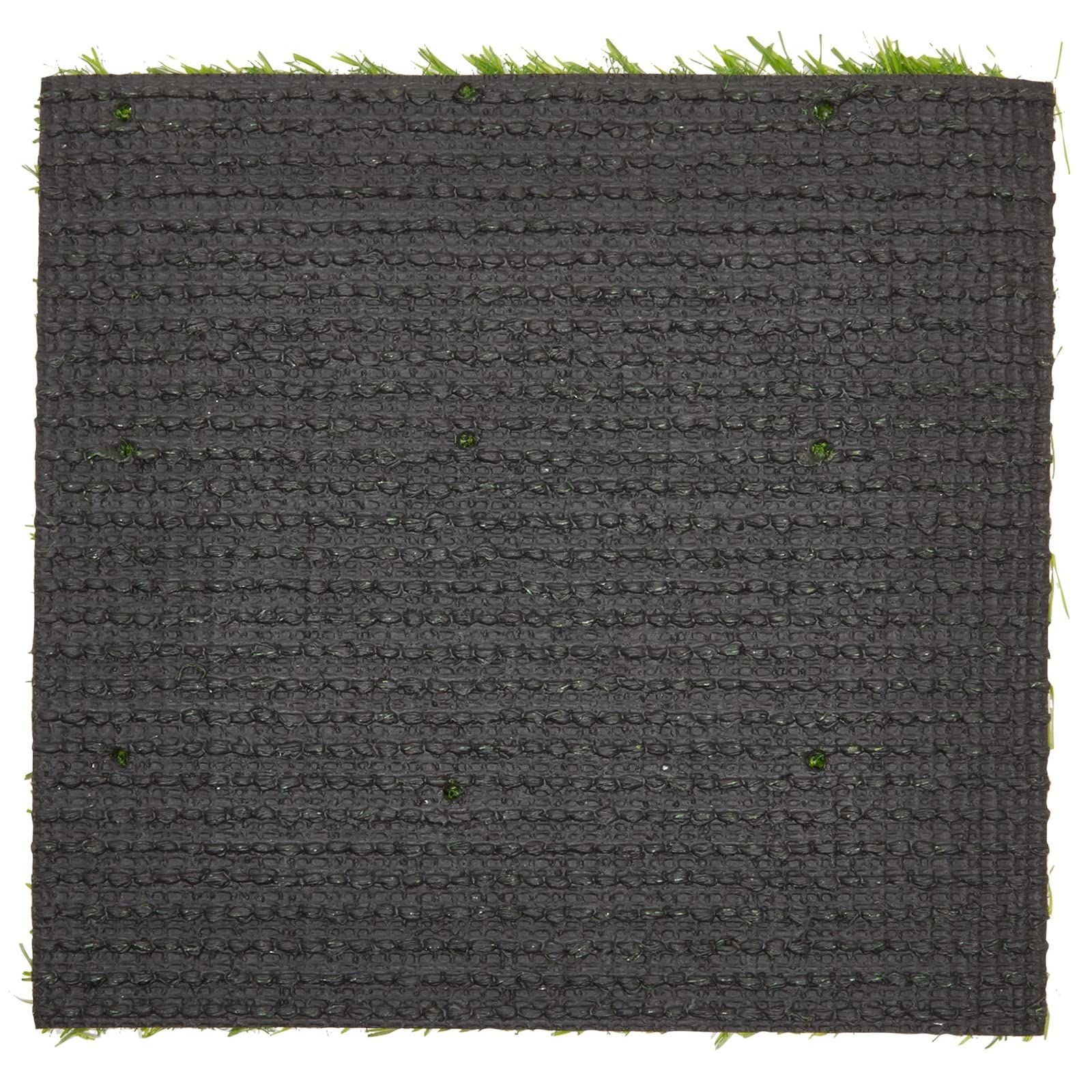 Juvale grip-back turf squares remain flat on varied surfaces