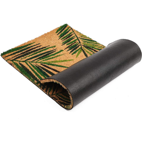 Juvale handmade porch rug with tropical motif brightens entryways and coordinates with outdoor decor