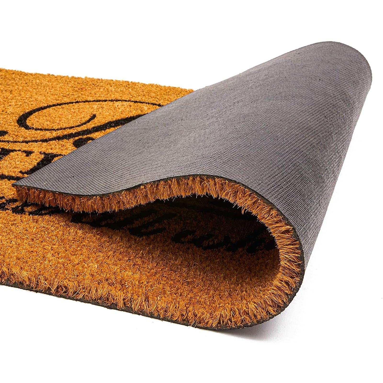 High-pile surface of Juvale mat cushions feet while cleaning shoes.