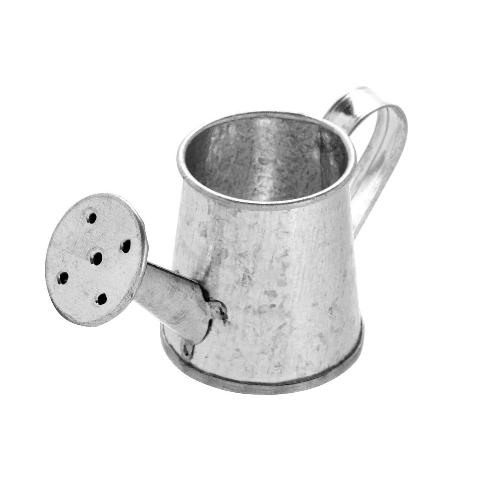 Juvale mini watering can on shelf decor showcases rustic charm