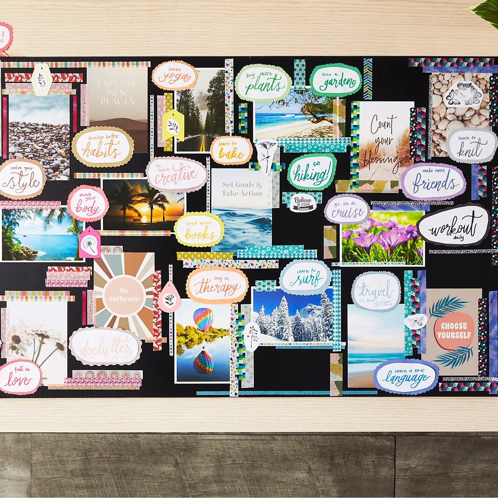Juvale black poster board for birthdays and outdoor event signage.