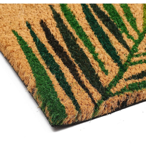 Juvale patio or garage mat with tropical theme suits weathered entrances