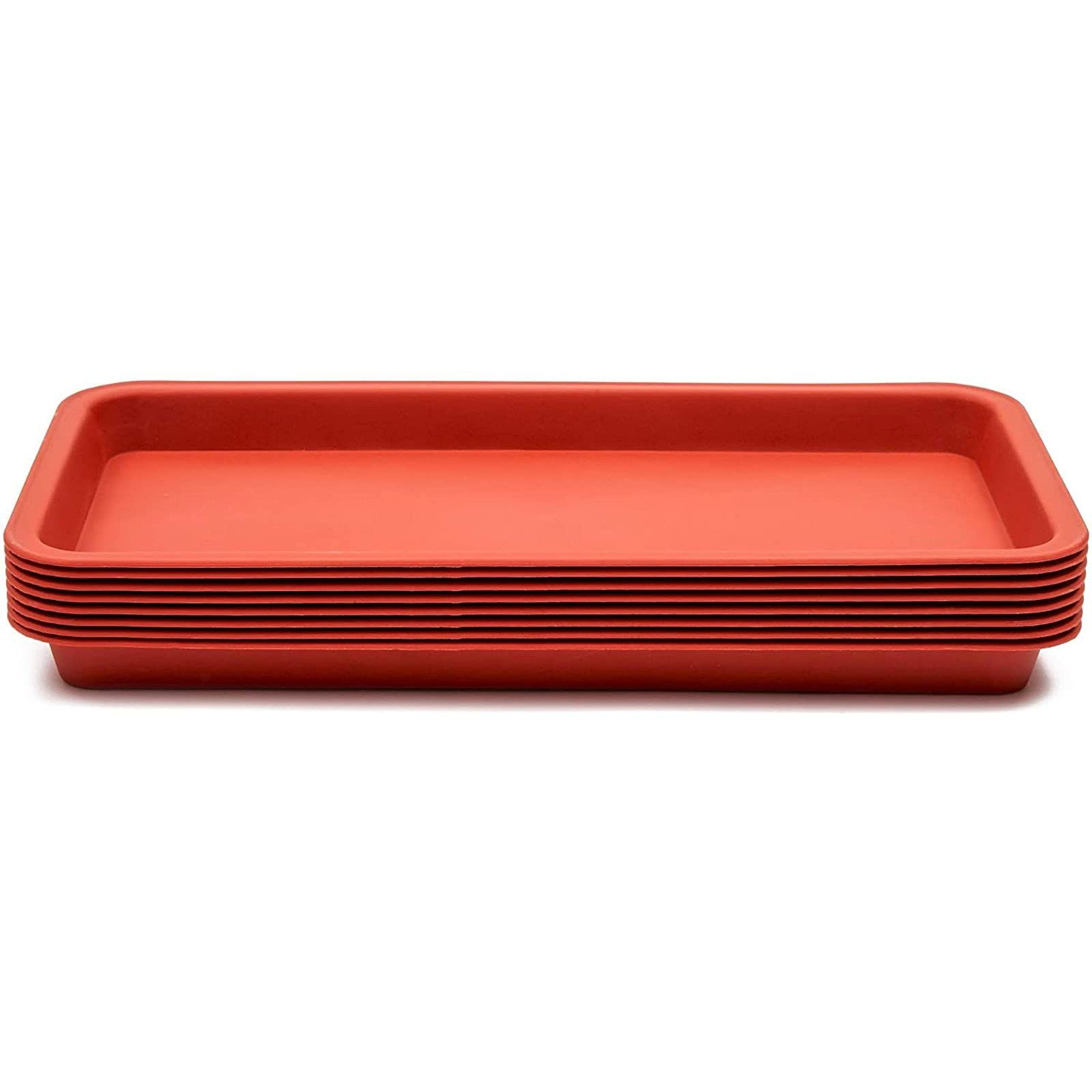 Juvale seedling-friendly tray supports nursery setups and small pot arrangements.