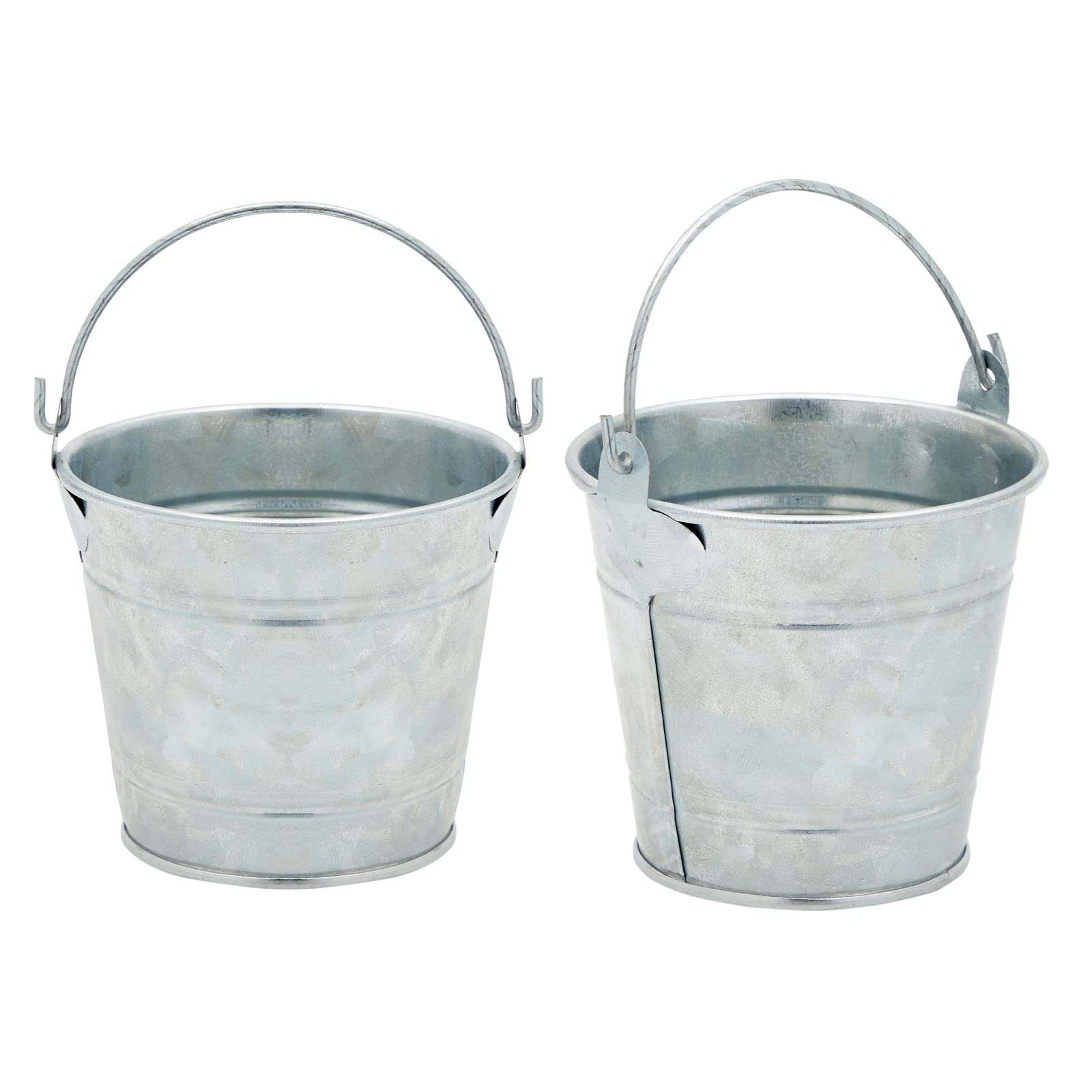 Juvale small metal buckets organized for desk or craft room