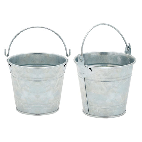 Juvale small metal buckets organized for desk or craft room