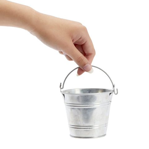 Juvale tin pails planters demonstrating multi-use garden decor